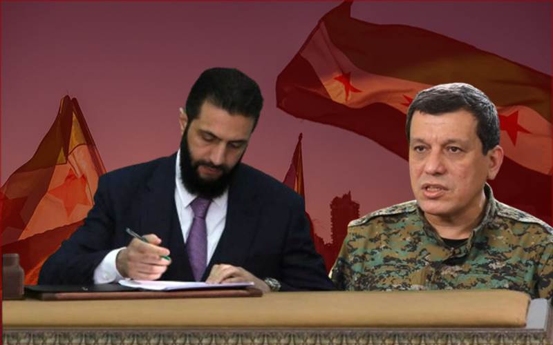 ملک شام میں حکومت اور ایس ڈی ایف کے درمیان تاریخی معاہدہ